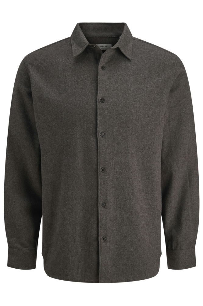 JREBIKE MELANGE SHIRT LS SN 12279481 Chocolate Torte